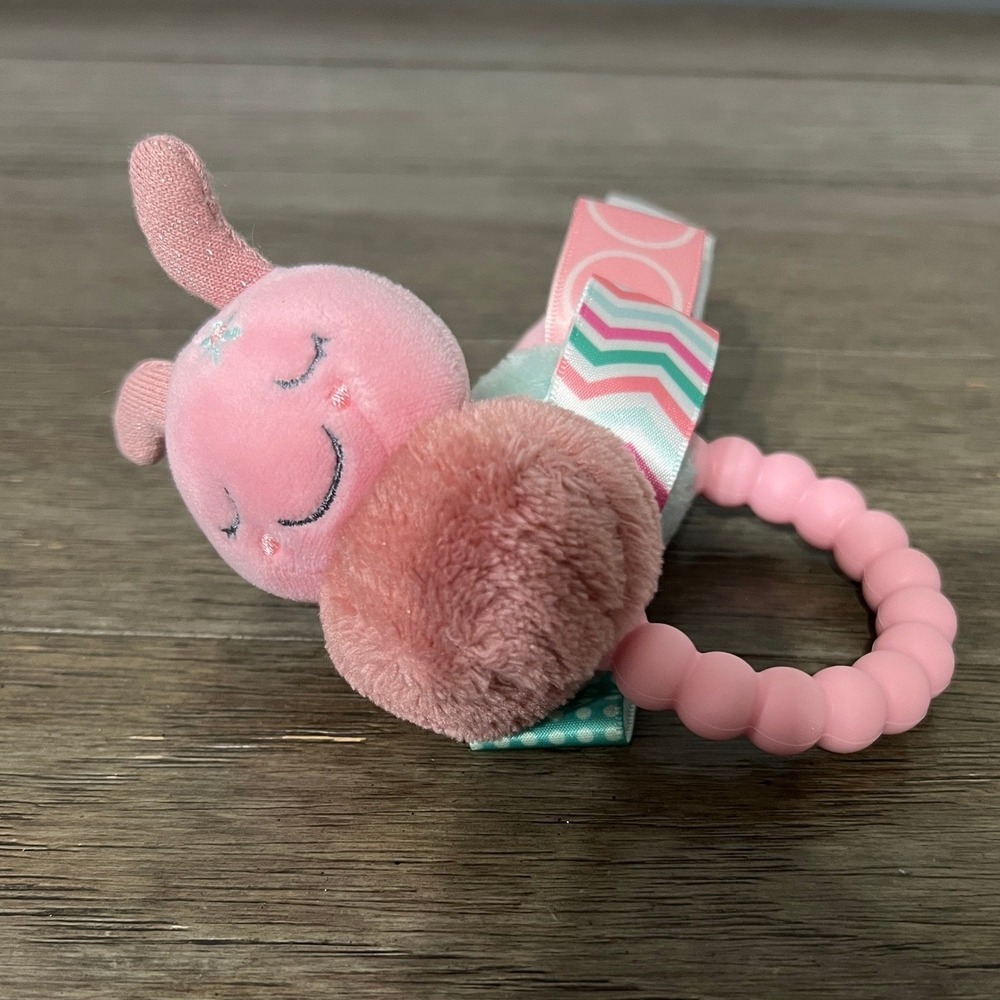 Mary Meyer Taggies Camilla Caterpillar Teether Rattle – 6″